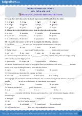 Đề số 3 - Đề kiểm tra giữa kì 2 - Tiếng Anh 9 mới